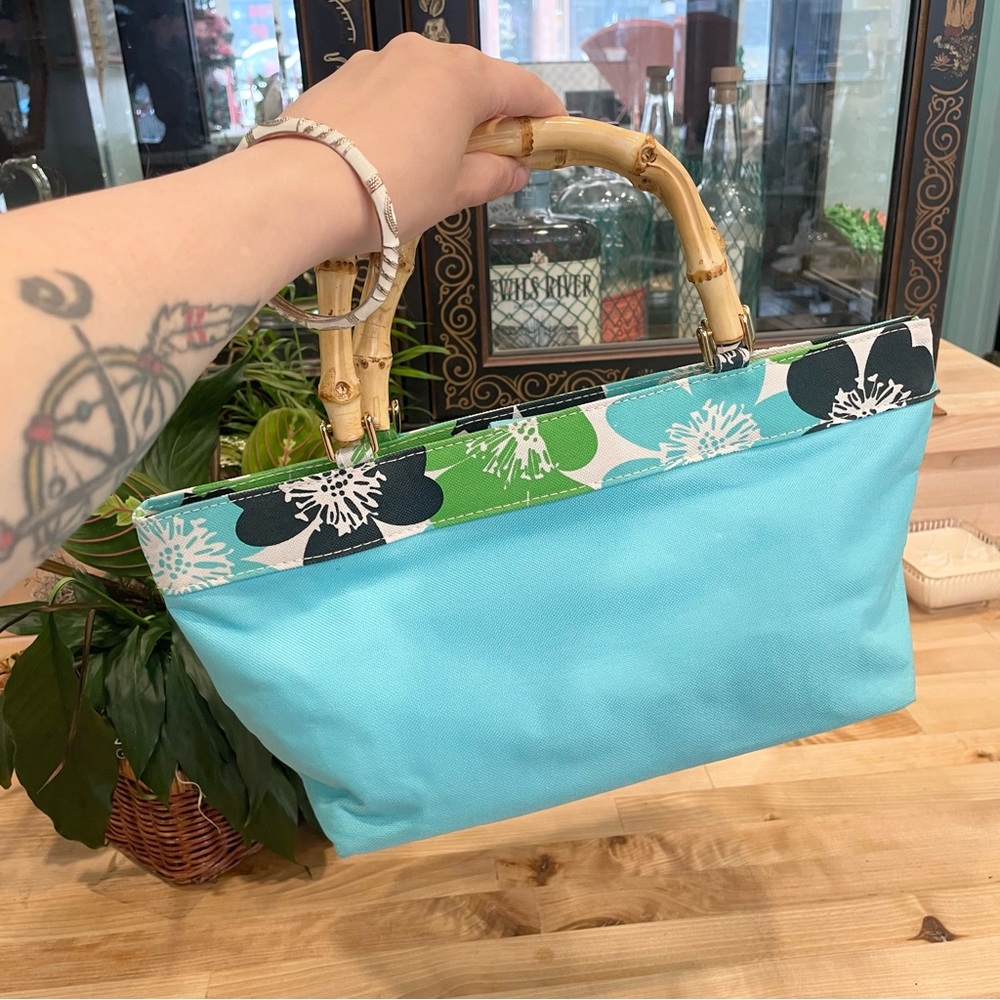 Vtg Y2K Bamboo Handle Baguette